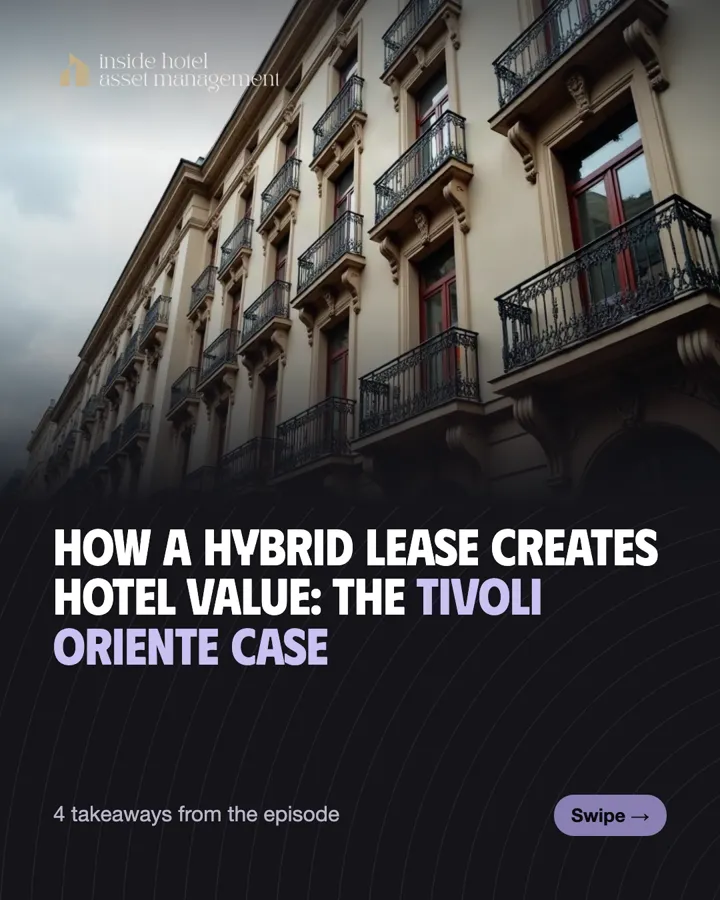 Carousel slide 1: How a hybrid lease creates hotel value