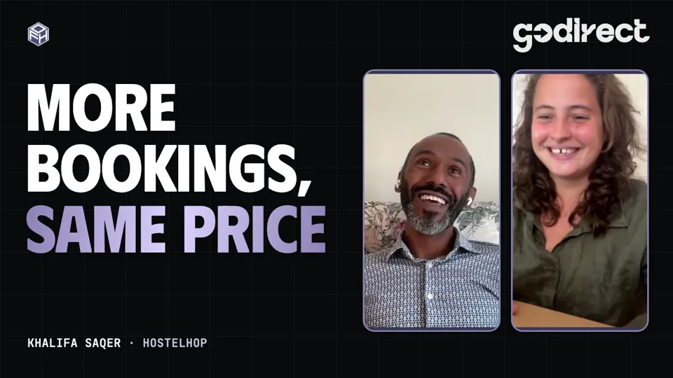YouTube thumbnail, GoDirect: More bookings, same price